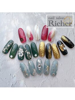 エスフィーネイルサロン リシェル(Esfy nailsalon Richer)/2024年1月定額デザイン