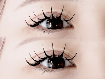 ココット(cocott)の写真/バインドロックで叶える◎理想のボリューム感とLEDエクステの持続力でぱっちりEYEに♪