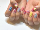 ニコちゃんネイル