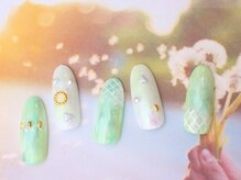 ネイルサロン&スクール ジーナ(GINA)/グリーンがほんわか