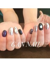 ギャンネイル(GAN NAIL)/ダークミラーネイル