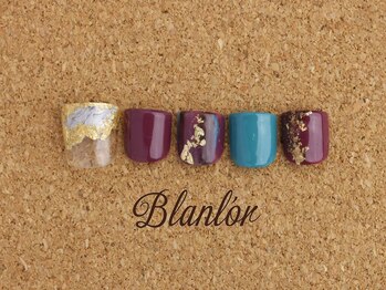 ネイルサロン ブランロール 三軒茶屋店(Blanl'or)/Foot インパクト大　オータム