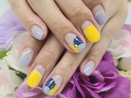 【山川】カラフルネイル