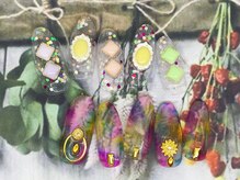 アン ジョーヌドラゴ/【自爪ネイル】カラフルネイル