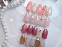 エンジェルガーデンネイル 池袋店(Angelgarden nail)/正月ネイル和風 ゴールド 成人式