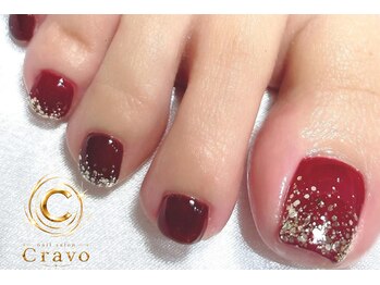 クラーヴォ 本店(Cravo)/秋色フットネイル