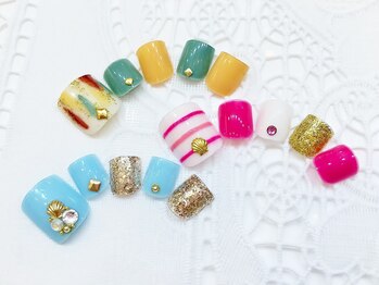 ネイルコレクション ベビーピンク(Baby Pink)/フット定額/マリン・エスニック