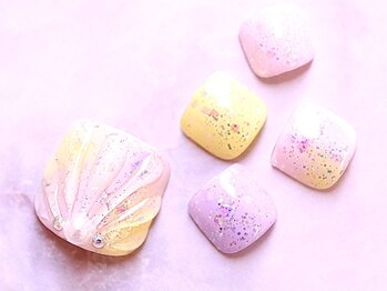 ネイルサロン ドルチェネイル 柏店(Dolce.Nail)/フットデザインコース☆足湯付き