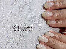 エーネイルサロン プラーカ本店(A-Nail Salon)/フレンチ×ドット