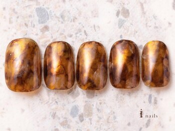 アイネイルズ 吉祥寺店(I nails)/べっ甲風ネイル