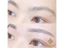 アリュージョン 橿原八木店(allusion)/眉毛アイブロウ/眉wax眉デザイン