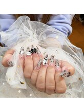 パンダネイル(Panda Nail)/スカルプ青縦グラ【ネイル】