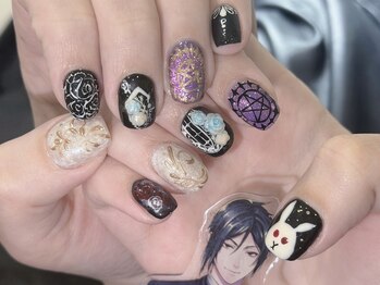 ネイルズバー 新宿店(Nails Bar)/黒魔術ゴシックネイル
