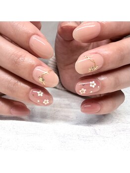 皇ネイル(皇Nail)の写真/【金町駅徒歩1分！】最新トレンド＆季節のデザインが定額で楽しめる♪思わず自慢したくなるような指先に☆