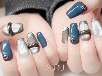 ヌル ネイル 新宿(NURU NAIL)/個性派/ マグネット/フレンチ