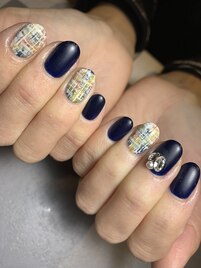～ツイードマットネイル～