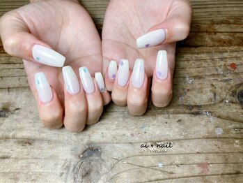 アイネイル 小倉(ai nail)/ワンカラー＋ホロ