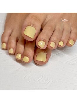 イオ(io.)/フットネイル×ワンカラー