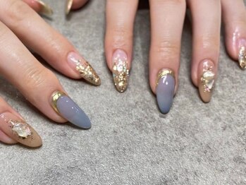 ラ サンセリテ(la sincerite)/gold glitter design