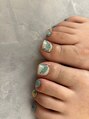ネイリュー 福富店(naiLiu) フットネイルでキラキラ☆☆