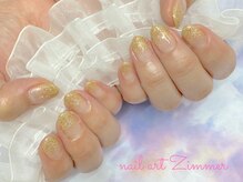 ネイルアート ジマー/フラッシュラメグラデーション