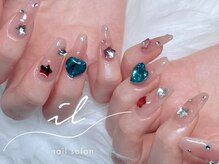 イル 神戸店/ビジュー×ストーンネイル
