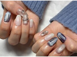 持ち込みチェックネイル