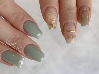 ネイルリブラ(Nail Libra)/アシンメトリーネイル