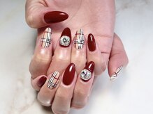 トップはハードジェル使用♪通常料金に含まれております。