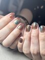 シェリール 船堀店(cherir) ショートネイルでも映えるニュアンスネイル