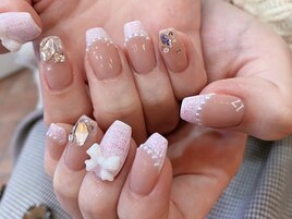 ガーリーツイードネイル