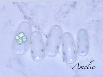 アメリ(Amelie)/ドット/ストーン/ワンカラー