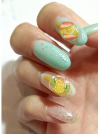 アイスキャンディーネイル
