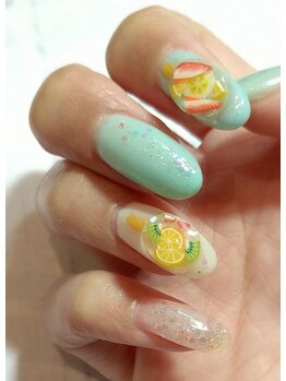 アイスキャンディーネイル