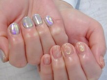 ラルネイル 大宮(Lull. nail)/＊オーロラ＊氷ネイル＊