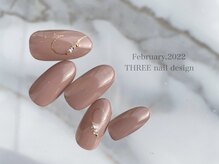 スリー(THREE)/Feb.2022/nail design