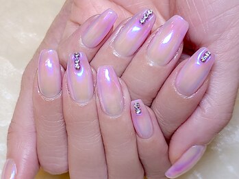 ネイルマジック 仙台一番町店(NAIL MAJIC)/カラグラ×オーロラネイル☆