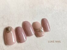 ルークネイル 恵比寿店(LUKE NAIL)/ニュアンスパールネイル　夏秋