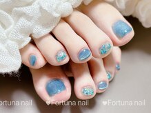 フォルトゥーナ 神田(Fortuna)/キラキラマグネットフットネイル