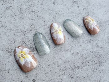 シームリーネイル(Seemly Nail)/フラワーアートネイル