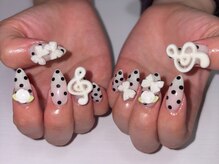 ジェミーネイル シンジュク(Jemiy nail shinjuku)/【Remi】ドット音符リボン¥12480