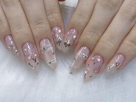 さくらんぼネイル