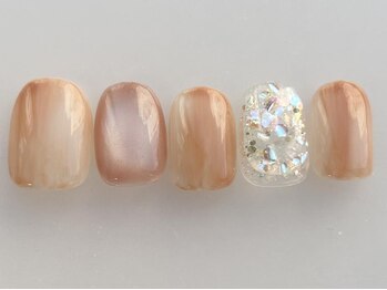 アイネイルズ 池袋店(I-nails)/くすみオレンジ
