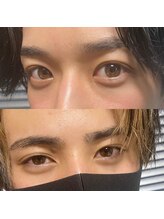 メリーロウ(meryllow)/メンズ眉毛パーマ＋まつ毛パーマ