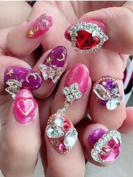 わがままキャット/ごてごてネイル