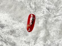 タスメット(+met)/成人式10本アート　デザイン赤