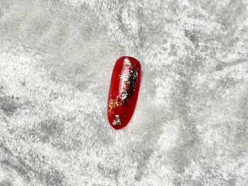 タスメット(+met)/成人式10本アート　デザイン赤