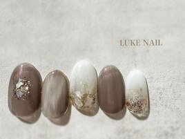 大人ニュアンスシェルネイル　春
