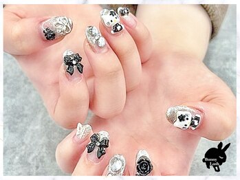 バニーラッシュ(Bunny Lash)/【持ち込みデザインネイル】