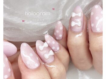 エクラ(eclat)/ガーリーパールリボン